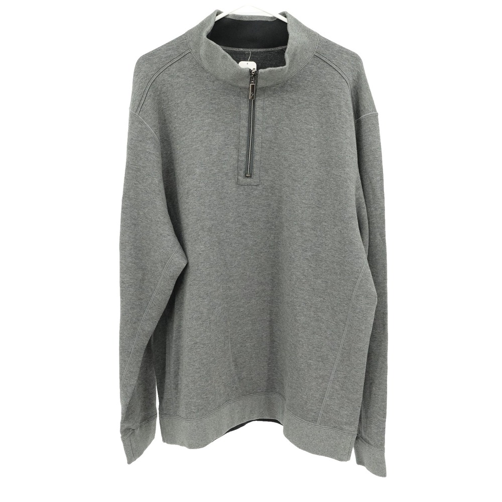 Tommy Bahama Pullover Sweatershirt SZ XXXL 1/4 Zip Reversible Preppy Athleisure